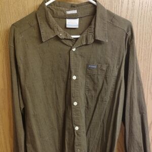 Olive Button-Up Shirt